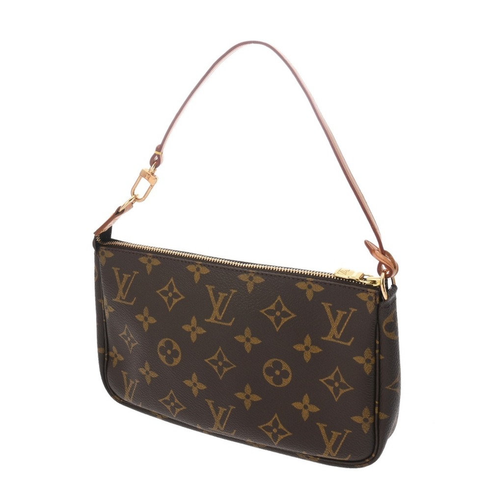 Louis Vuitton Monogram Brown Canvas Accessory Accessoires Pochette